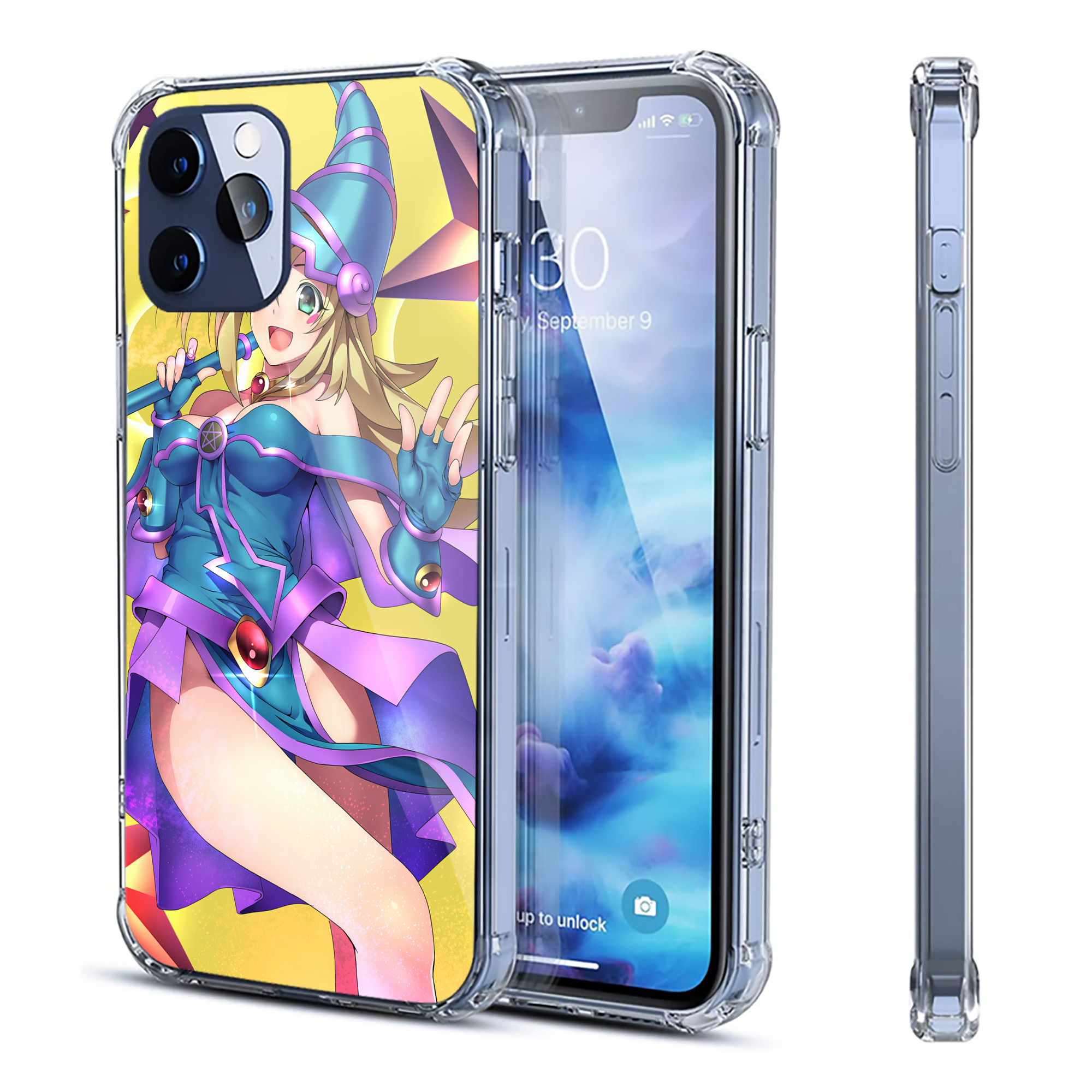 （画像用） 遊☆戯☆王 Yu-Gi-Oh! 【iPhone 12シリーズ対応】透明スマホケース（クリアソフトケース）